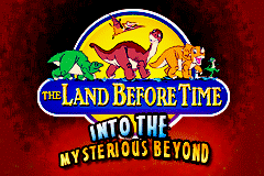 Обложка игры Land Before Time, The - Into the Mysterious Beyond ( - gba)