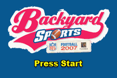 Обложка игры Backyard Sports - Football 2007