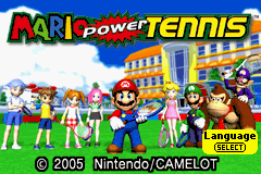 Обложка игры Mario Power Tennis