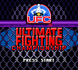 Обложка игры Ultimate Fighting Championship ( - gbc)