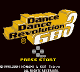 Игра Dance Dance Revolution GB 3 (GameBoy Color - gbc)