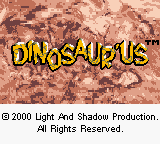 Обложка игры Dinosaur