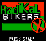 Обложка игры Radikal Bikers ( - gbc)