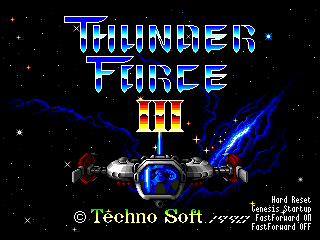 Игра Thunder Force III (Sega Mega Drive - gen)