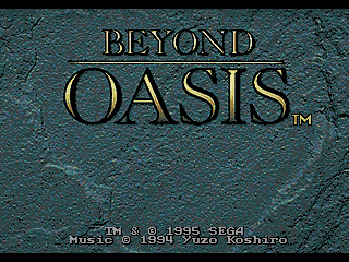 Игра Beyond Oasis (Sega Mega Drive - gen)