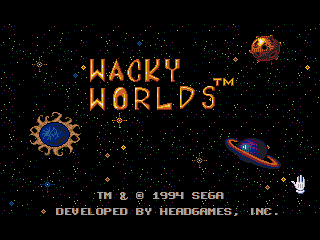 Обложка игры Wacky Worlds ( - gen)