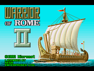 Обложка игры Warrior of Rome II ( - gen)