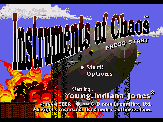 Обложка игры Young Indiana Jones - Instrument of Chaos ( - gen)