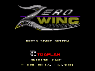 Обложка игры Zero Wing ( - gen)