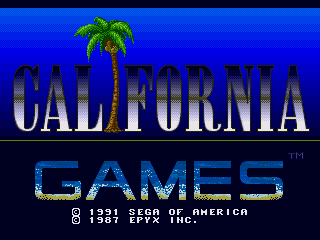 Обложка игры California Games ( - gen)