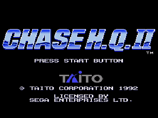 Игра Chase HQ II (Sega Mega Drive - gen)