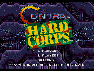 Игра Contra - Hard Corps (Sega Mega Drive - gen)