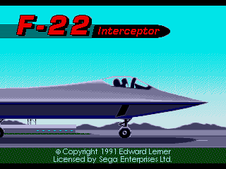 Обложка игры F-22 Interceptor ( - gen)