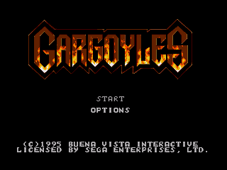 Обложка игры Gargoyles