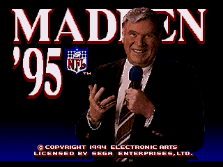 Обложка игры Madden NFL 95 ( - gen)