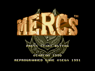 Игра Mercs (Sega Mega Drive - gen)