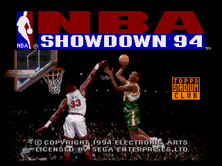 Игра NBA Showdown 94 (Sega Mega Drive - gen)