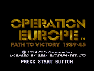 Обложка игры Operation Europe - Path to Victory 1939-1945 ( - gen)