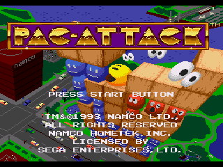 Обложка игры Pac-Attack ( - gen)