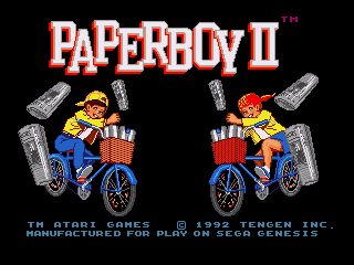 Обложка игры Paperboy II ( - gen)