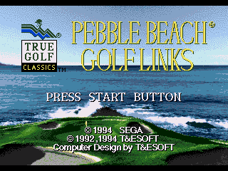 Игра Pebble Beach no Hatou (Sega Mega Drive - gen)