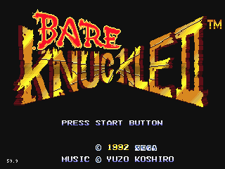 Bare knuckle sega коды