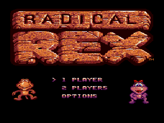 Игра Radical Rex (Sega Mega Drive - gen)