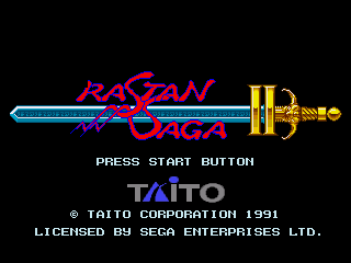 Обложка игры Rastan Saga II ( - gen)