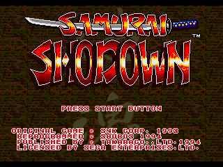 Обложка игры Samurai Shodown ( - gen)