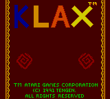 Обложка игры Klax ( - gg)