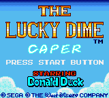 Обложка игры Lucky Dime Caper, The - Starring Donald Duck ( - gg)