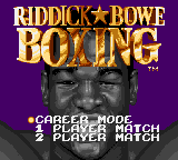 Обложка игры Riddick Bowe Boxing ( - gg)
