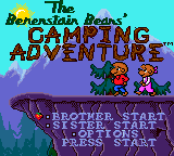 Обложка игры Berenstain Bears’, The - Camping Adventure ( - gg)