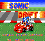 Обложка игры Sonic Drift