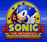 Обложка игры Sonic the Hedgehog - Triple Trouble