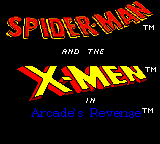 Игра Spider-Man and the X-Men in Arcade’s Revenge (Game Gear - gg)