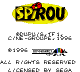 Обложка игры Spirou (Prototype)