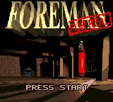 Игра Foreman for Real (Game Gear - gg)