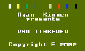 Обложка игры PSG Tinkerer ( - intv)