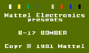 Обложка игры B-17 Bomber ( - intv)