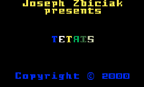 Обложка игры Tetris
