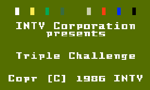 Обложка игры Triple Challenge ( - intv)