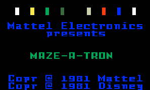 Обложка игры TRON - Maze-A-Tron ( - intv)