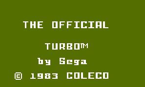 Игра Turbo (Intellivision - intv)