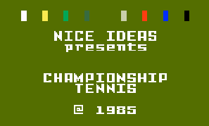 Обложка игры Championship Tennis ( - intv)