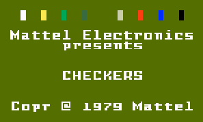 Обложка игры Checkers ( - intv)