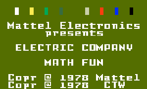 Обложка игры Electric Company - Math Fun ( - intv)