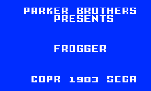 Обложка игры Frogger ( - intv)