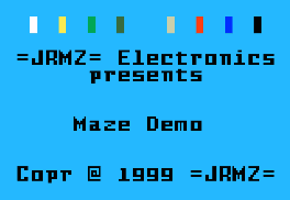 Игра Maze Demo (Intellivision - intv)