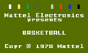 Игра NBA Basketball (Intellivision - intv)